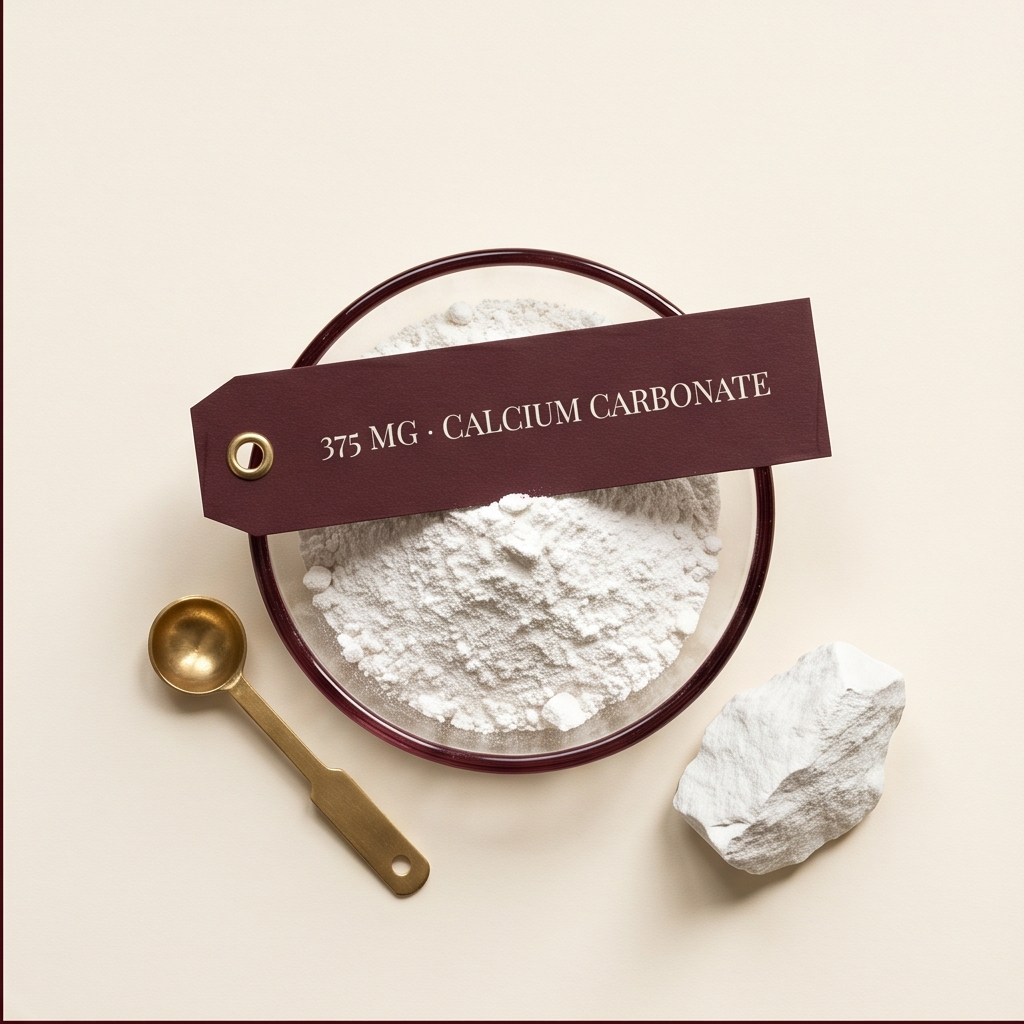 Calcium Carbonate — Gently polishes enamel, lifts plaque buildup, and supports the remineralization process.