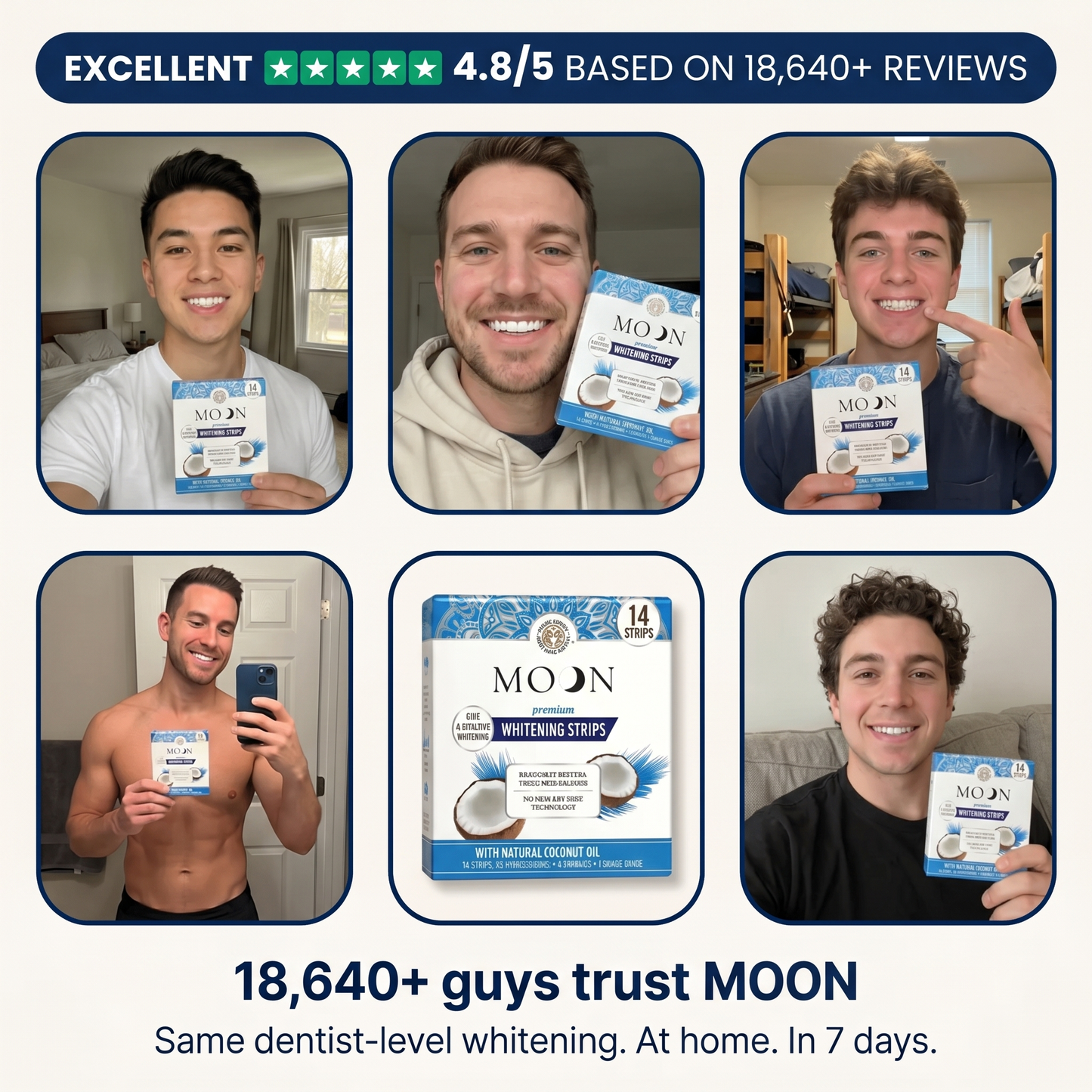 Moon Teeth Whitening Strips