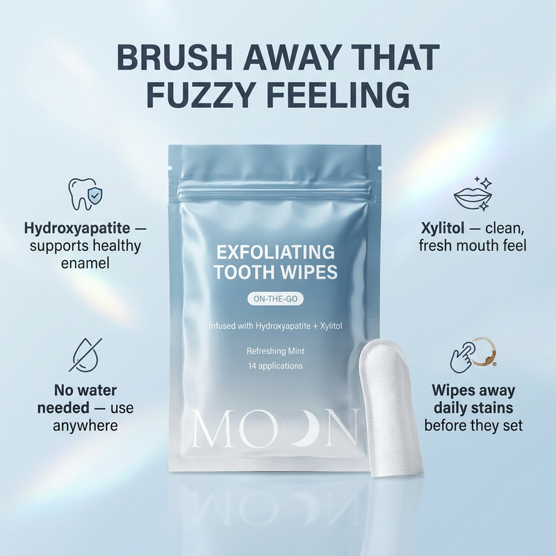 Exfoliating Tooth Wipes