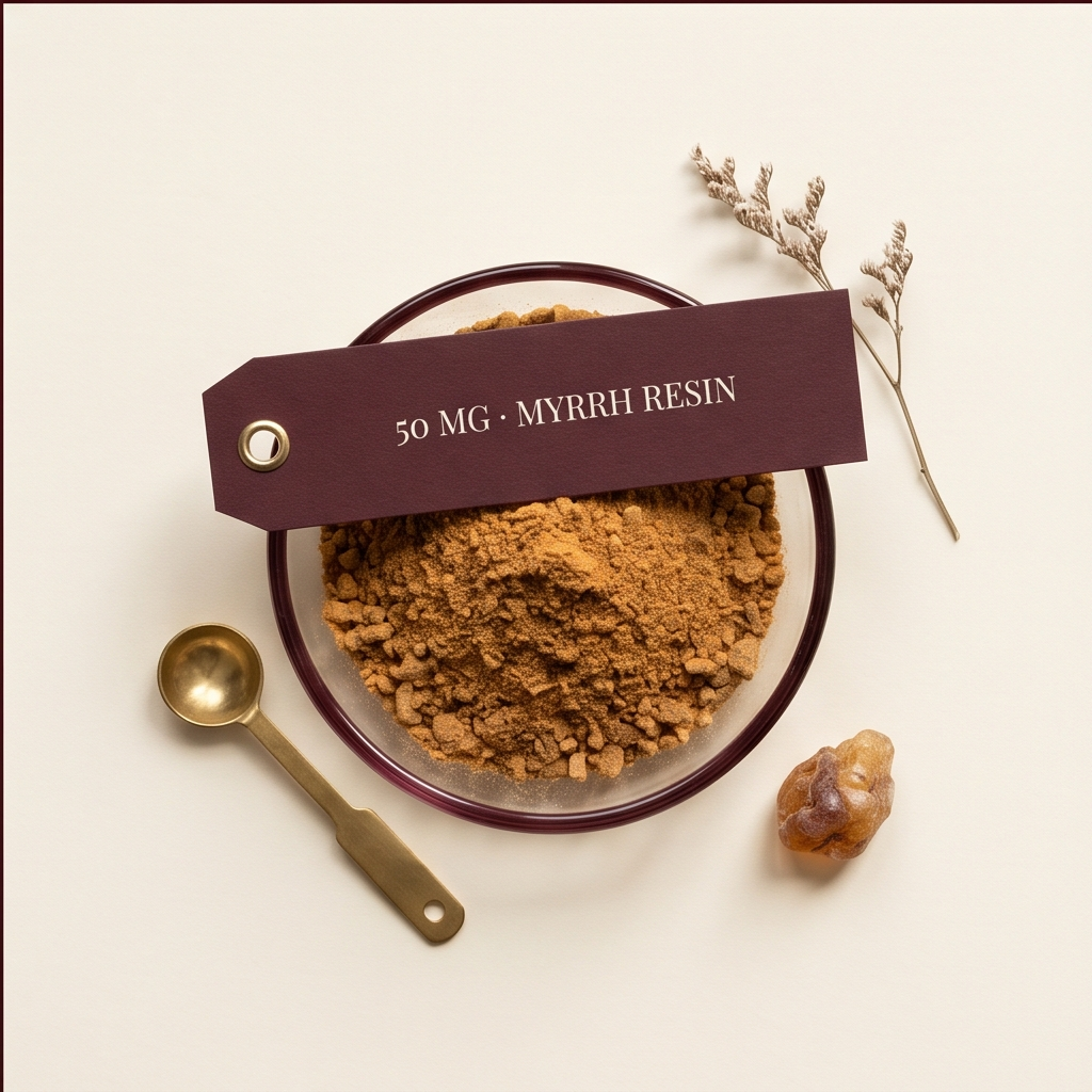 Myrrh Resin Powder — 75 mg